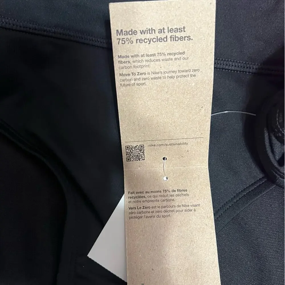 Nike Black Essential Full Bikini Bottom Size Extra Large XL